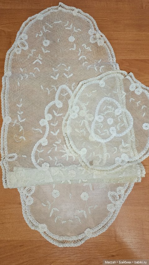 Редкий комплект антикварных салфеток, Брюссель