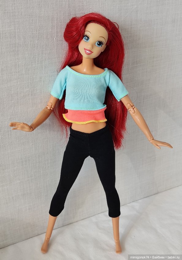 Гибрид:голова русалочки Ариэль на теле Barbie йоги МТМ (фото 7)