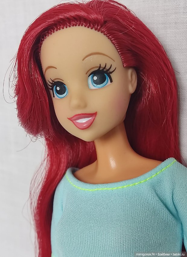 Гибрид:голова русалочки Ариэль на теле Barbie йоги МТМ (фото 8)