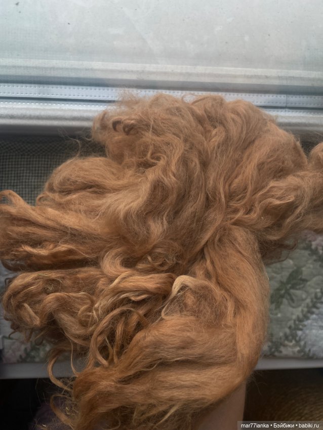 Длинная альпака в флисе — Парики и волосы (мохер) для кукол