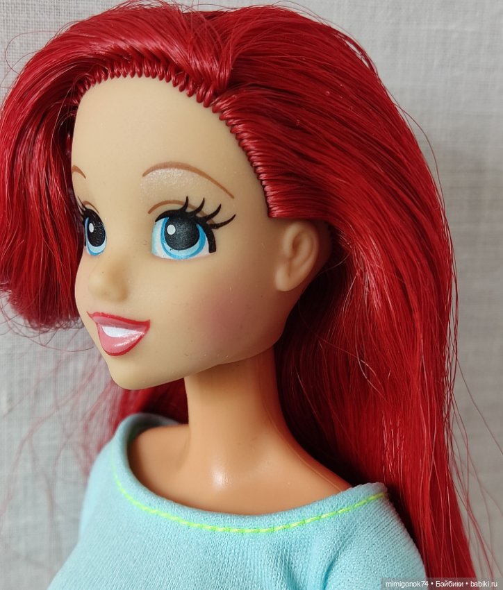 Гибрид:голова русалочки Ариэль на теле Barbie йоги МТМ (фото 4)