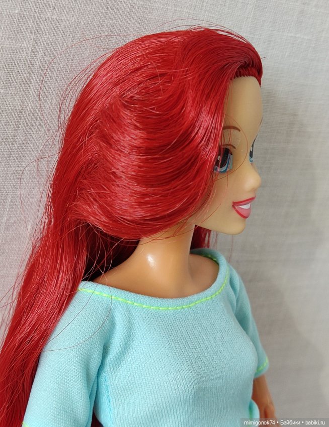 Гибрид:голова русалочки Ариэль на теле Barbie йоги МТМ (фото 3)