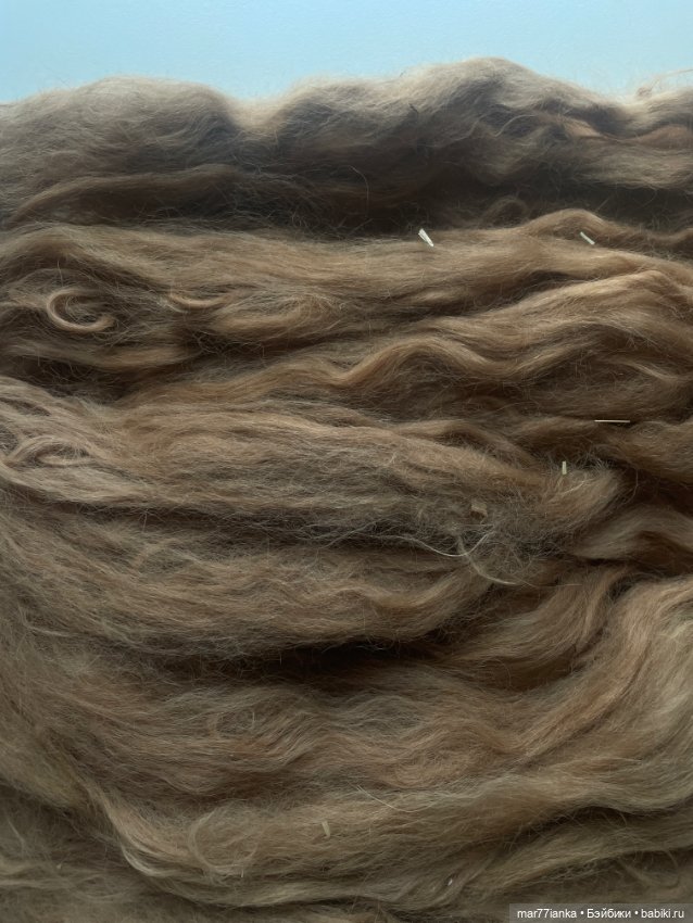 Длинная альпака в флисе — Парики и волосы (мохер) для кукол (фото 3)