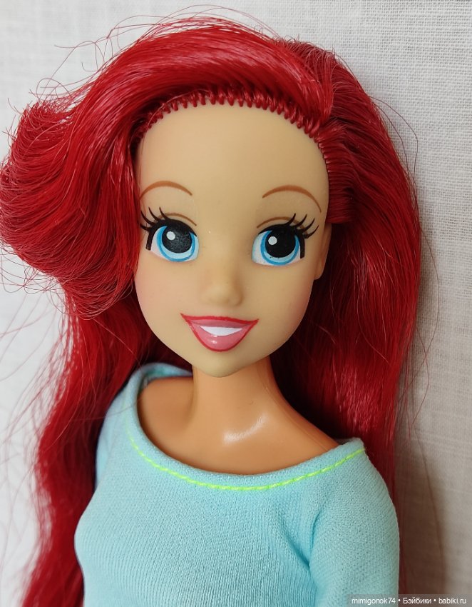 Гибрид:голова русалочки Ариэль на теле Barbie йоги МТМ (фото 5)