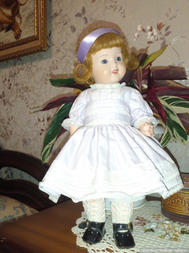 Срочная продажа!!! Антикварная кукла из композита Арманд Марсель,доставка в цене (фото 2)