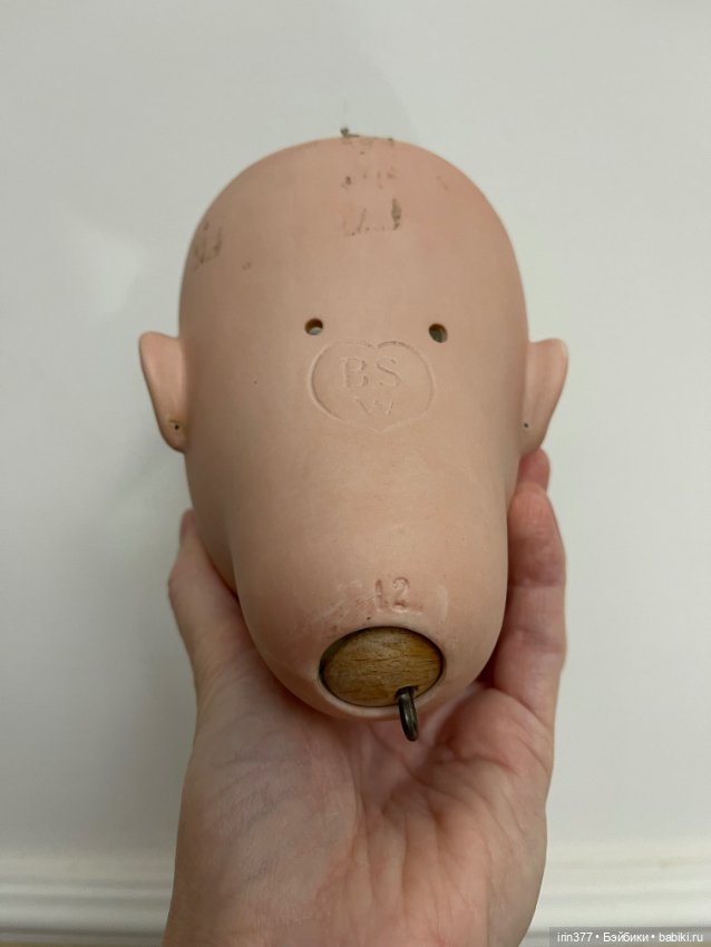 Антикварная немецкая голова Bruno Schmidt BSW (фото 6)