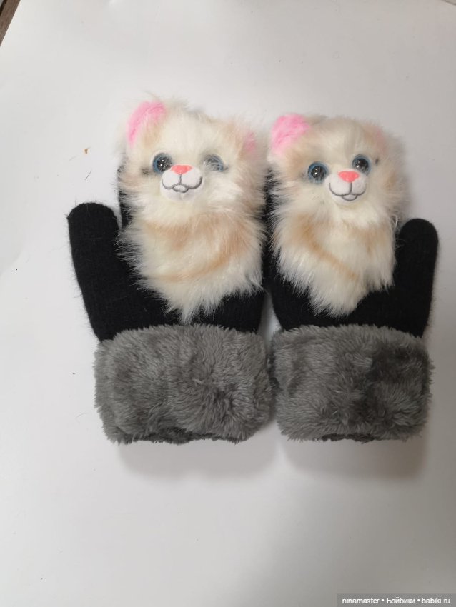 Варежки с мордочками животных (фото 8)