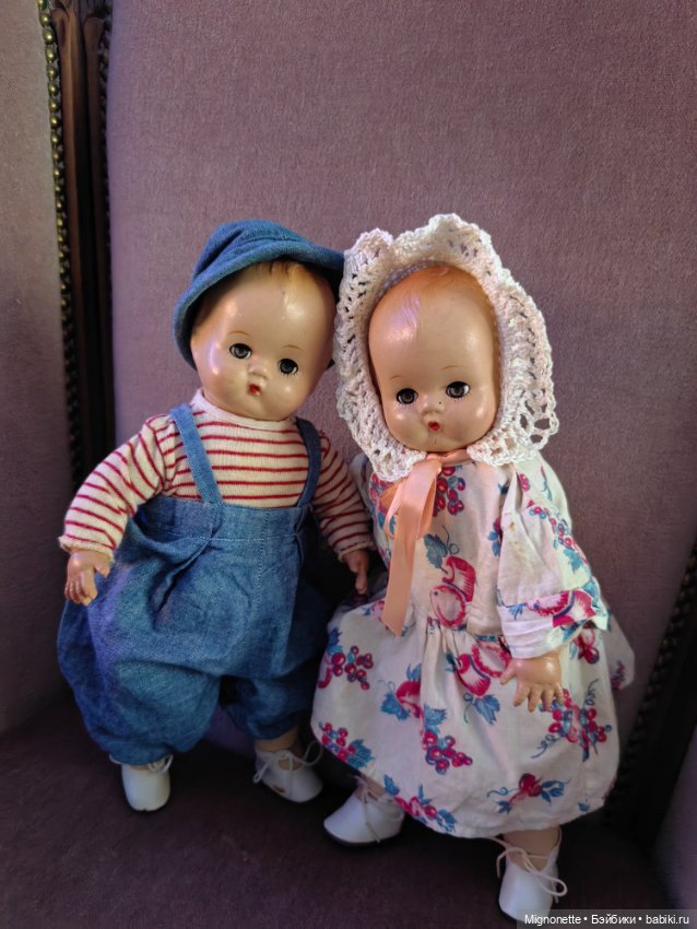 Близнецы Jenie&Johnie — Антикварные куклы