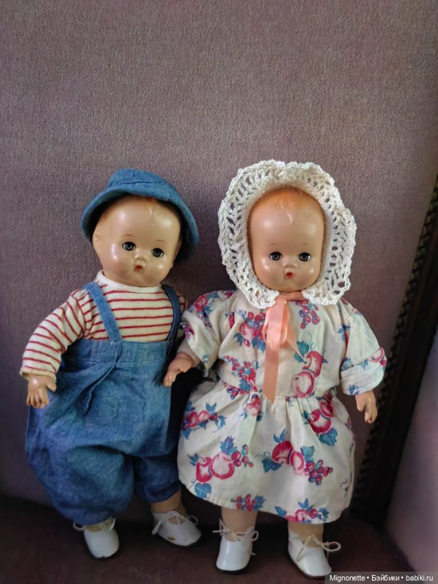 Близнецы Jenie&Johnie — Антикварные куклы
