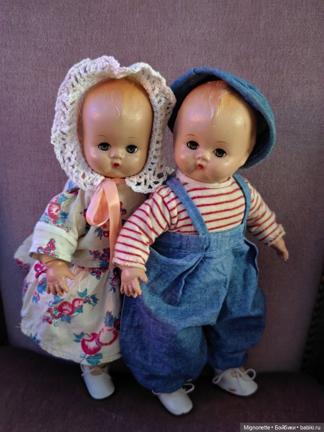 Близнецы Jenie&Johnie — Антикварные куклы