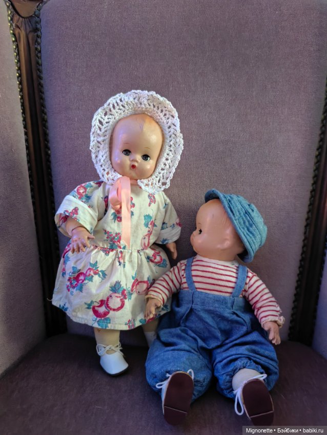 Близнецы Jenie&Johnie — Антикварные куклы (фото 5)