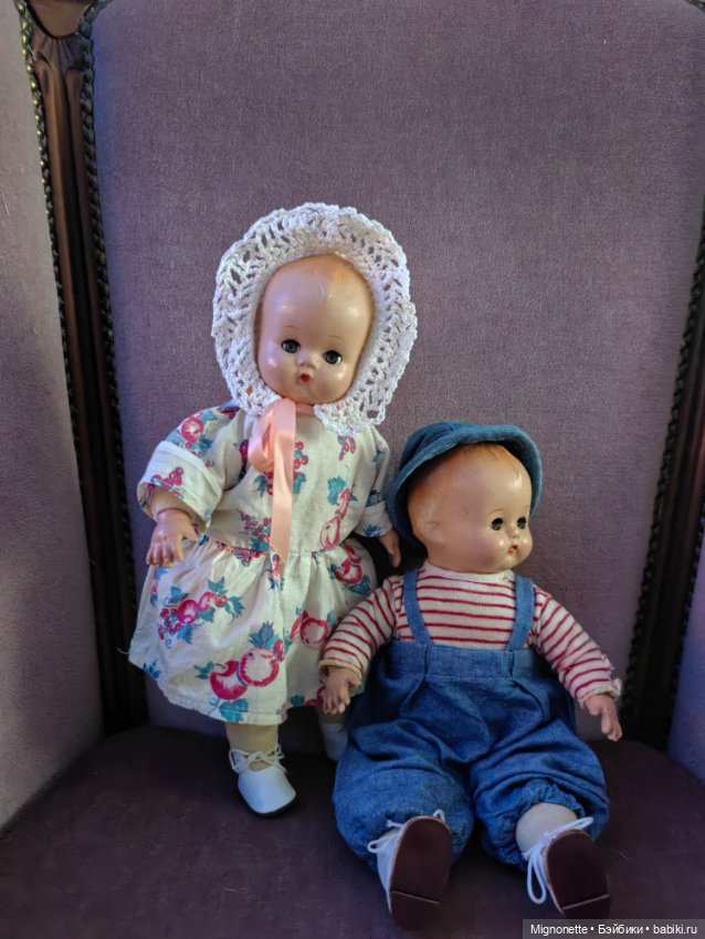 Близнецы Jenie&Johnie — Антикварные куклы (фото 6)