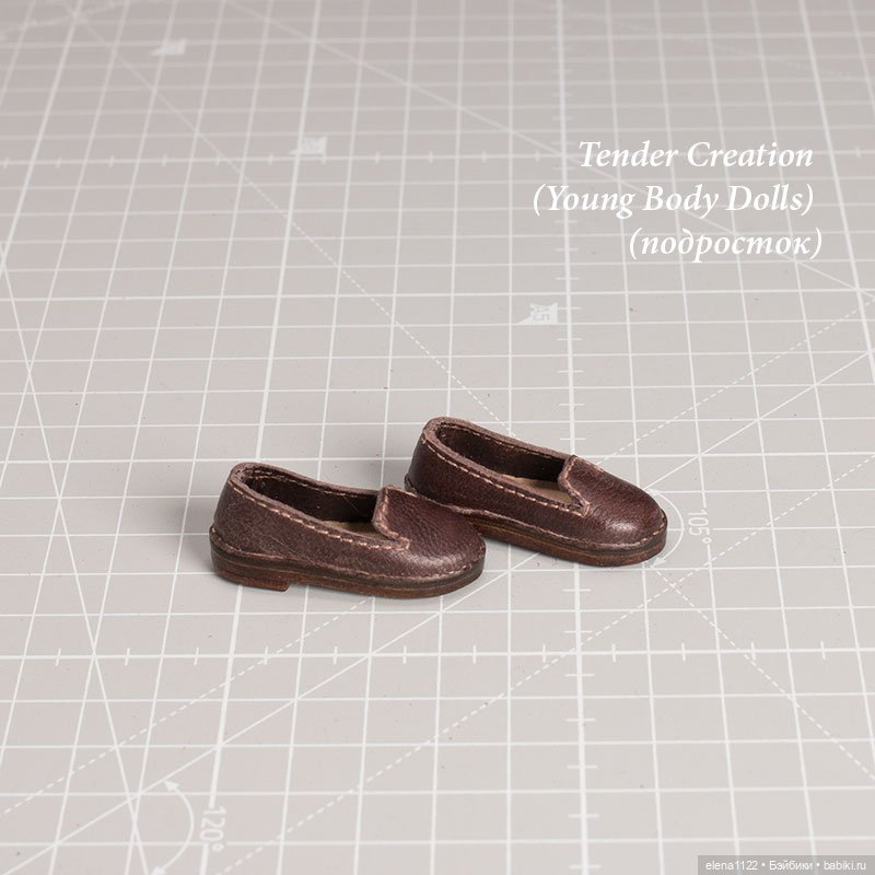 Лоферы для Tender Creation (Young Body Dolls) (подросток)