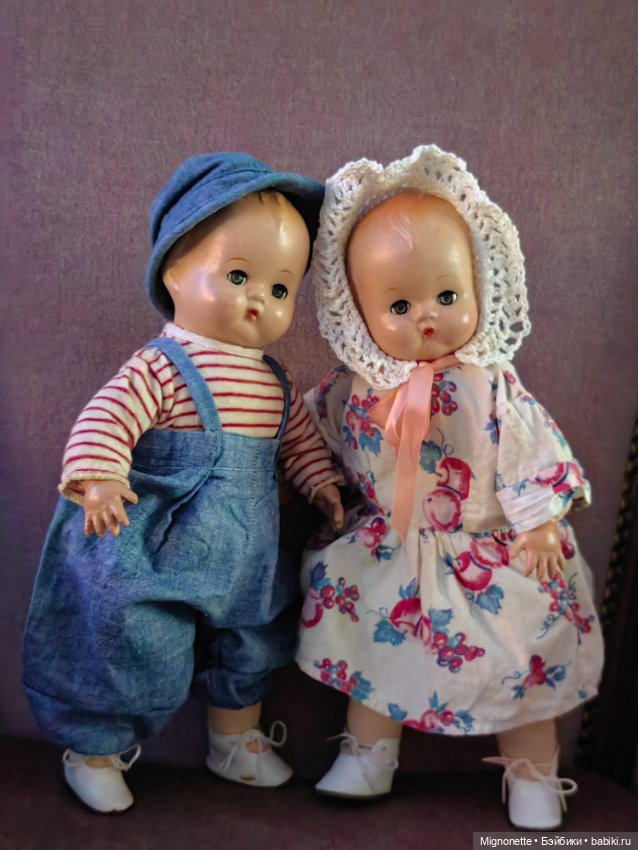 Близнецы Jenie&Johnie — Антикварные куклы