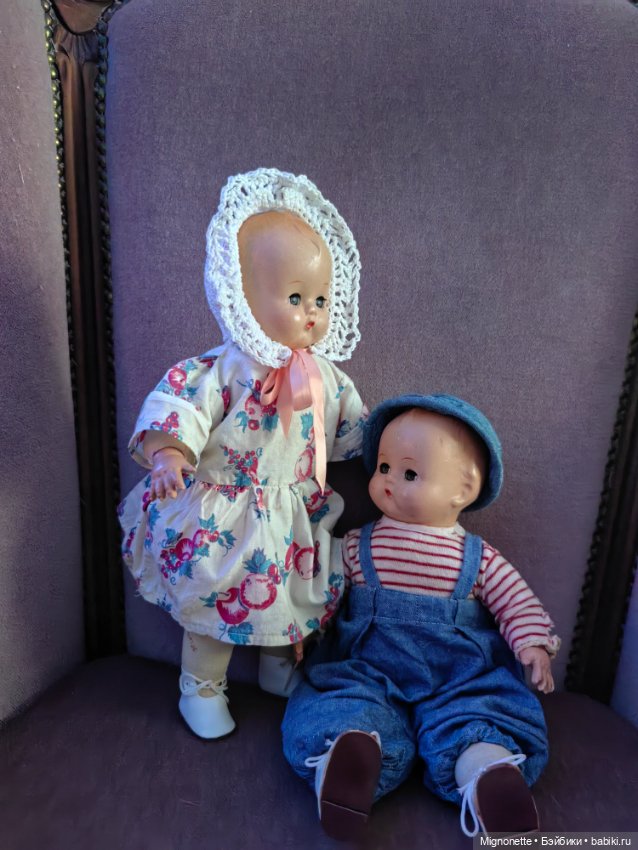 Близнецы Jenie&Johnie — Антикварные куклы (фото 4)