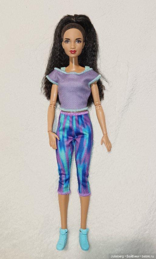 Гибрид Barbie Fashionistas #56 Мороженка на шарнирном теле МТМ (фото 7)