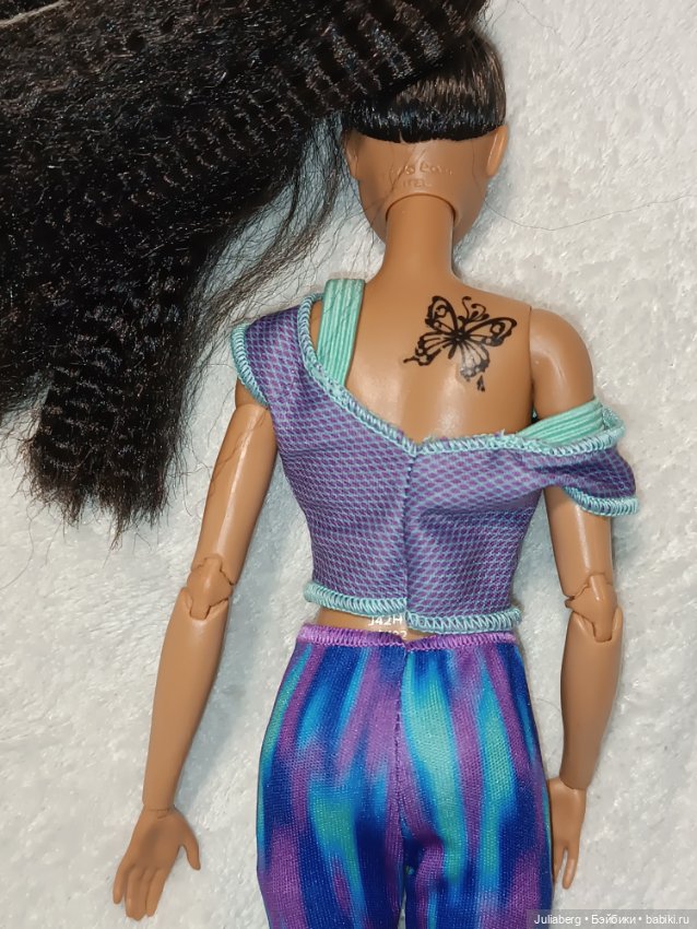 Гибрид Barbie Fashionistas #56 Мороженка на шарнирном теле МТМ (фото 6)