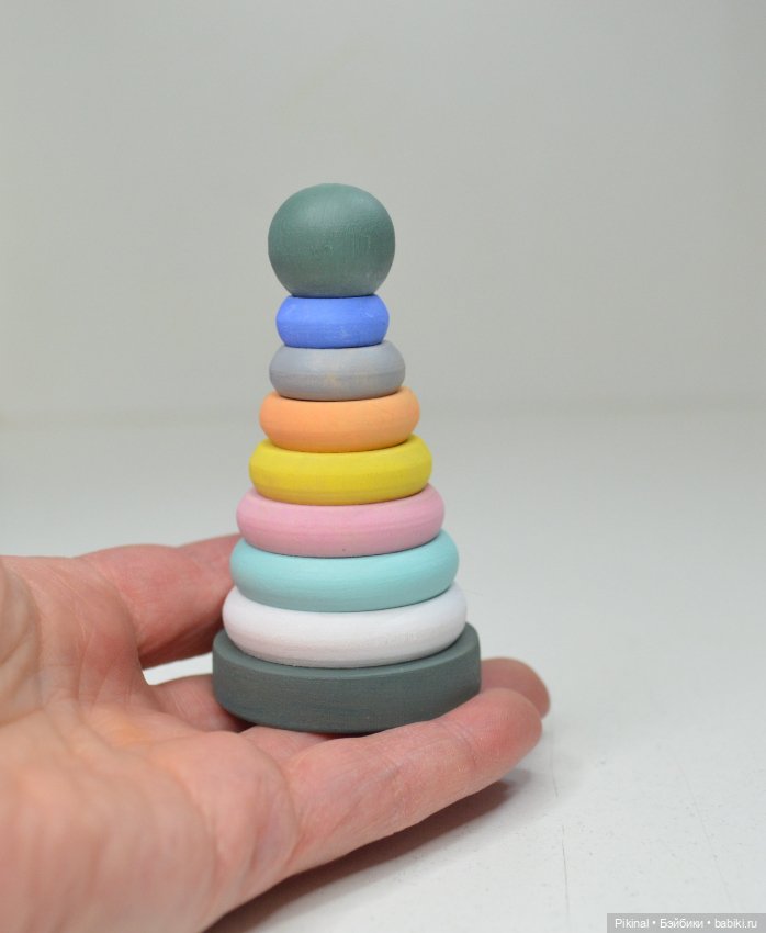 Маленькие пирамидки из дерева) (фото 3)