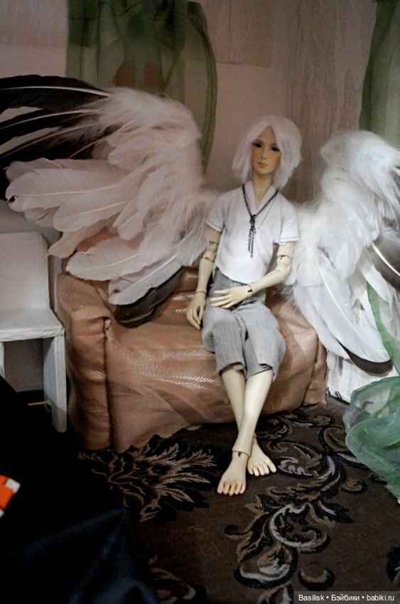 Ангел шарнирная кукла — Авторские куклы (фото 2)