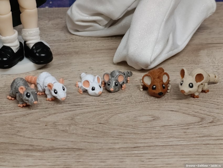 Микрозвери: мыши, крысы — Коллекционные фигурки (фото 2)