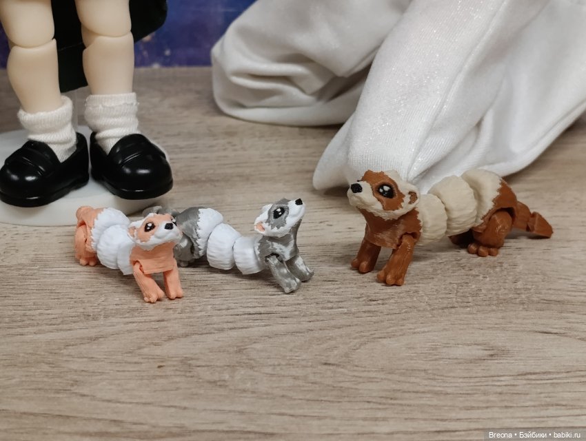 Микрозвери: хорьки — Коллекционные фигурки (фото 3)