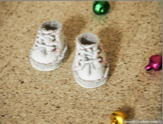 Кожанные ботиночки для баболи 15 см (фото 4)