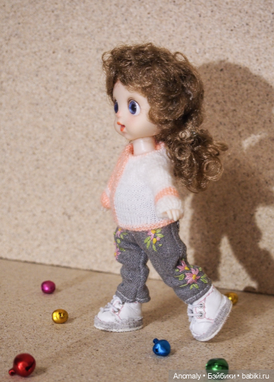 Кожанные ботиночки для баболи 15 см (фото 3)