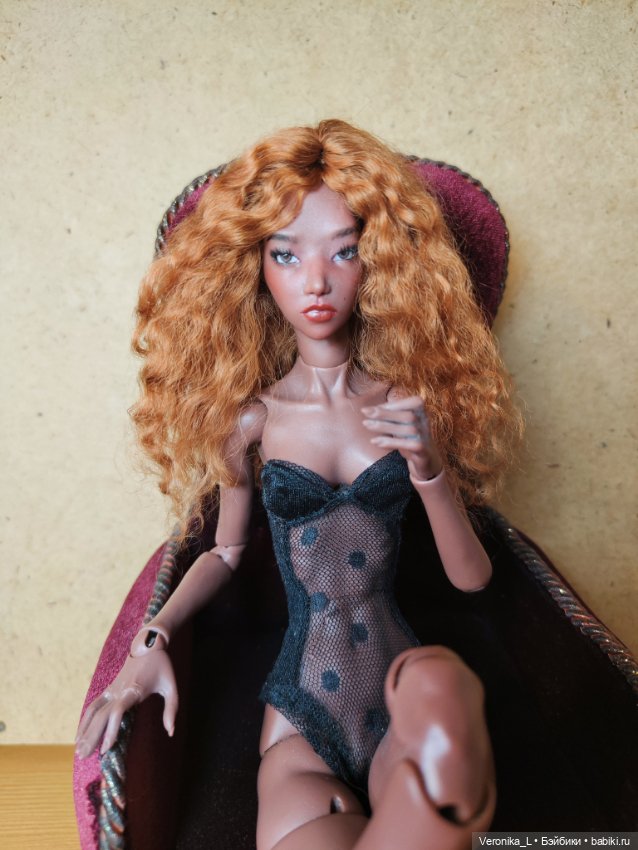 Парик для БЖД куклы на 10,5 см