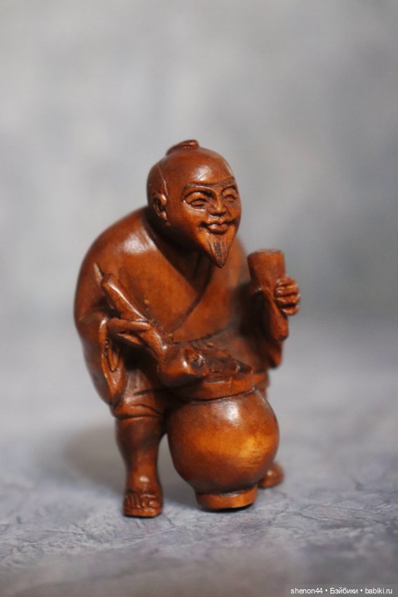 Нэцкэ "Продавец пива" — Статуэтки (фото 4)