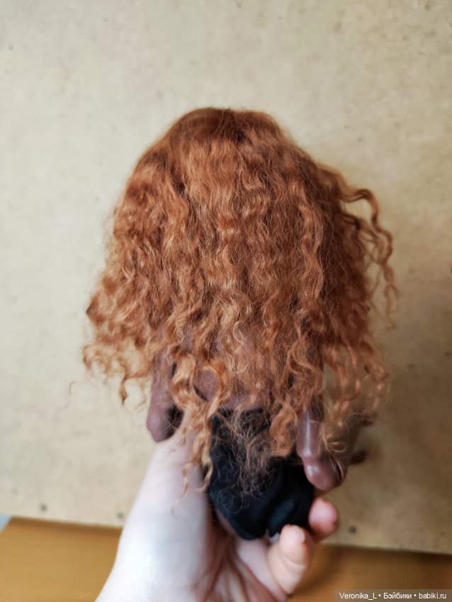Парик для БЖД куклы на 10,5 см (фото 4)