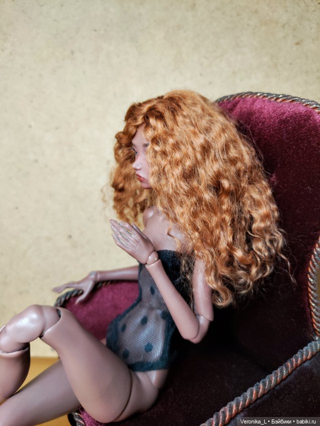 Парик для БЖД куклы на 10,5 см (фото 2)