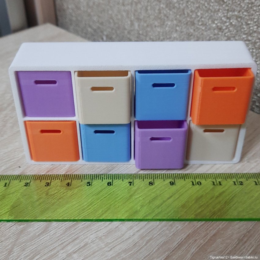 Шкафчик в кукольный домик (фото 7)