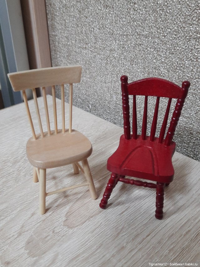 Стульчики для кукол — Аксессуары для кукольных фотосессий (фото 2)