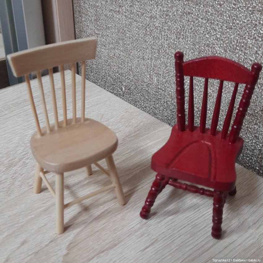 Стульчики для кукол — Аксессуары для кукольных фотосессий