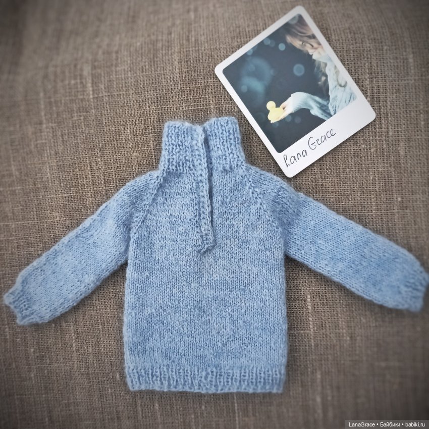 Свитер с косами для Иден от Morphingon ростом 33 см (фото 4)