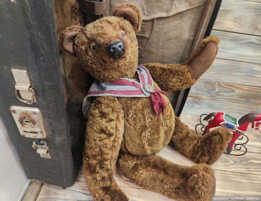 Расмус мишка-тедди 50 см — Авторские игрушки