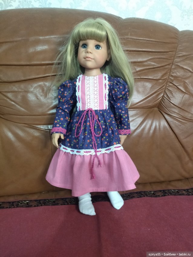 Скидка! Платье для куклы Готц, Цвергназе и им подобным (фото 4)
