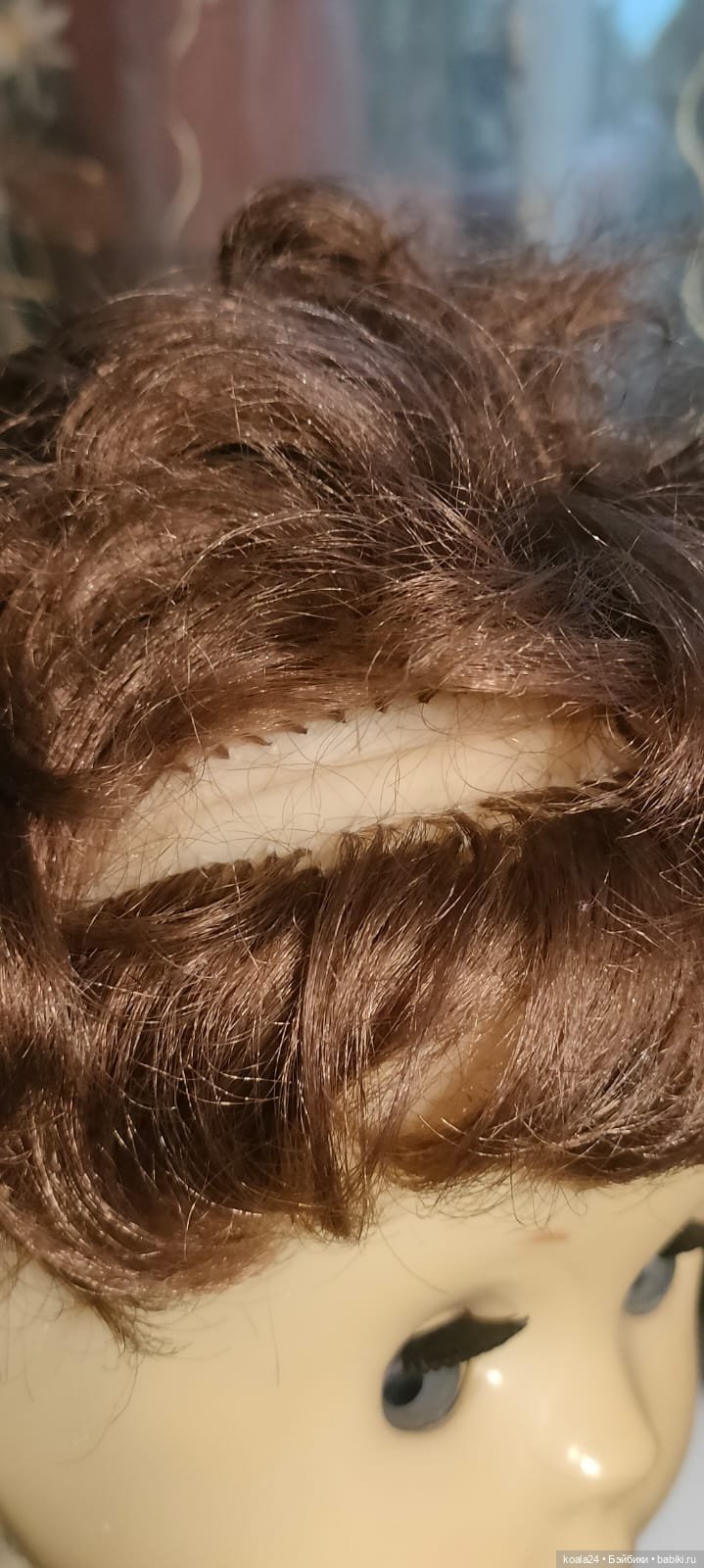 Кукла СССР Вика флиртушка. Голова, запчасть (фото 8)