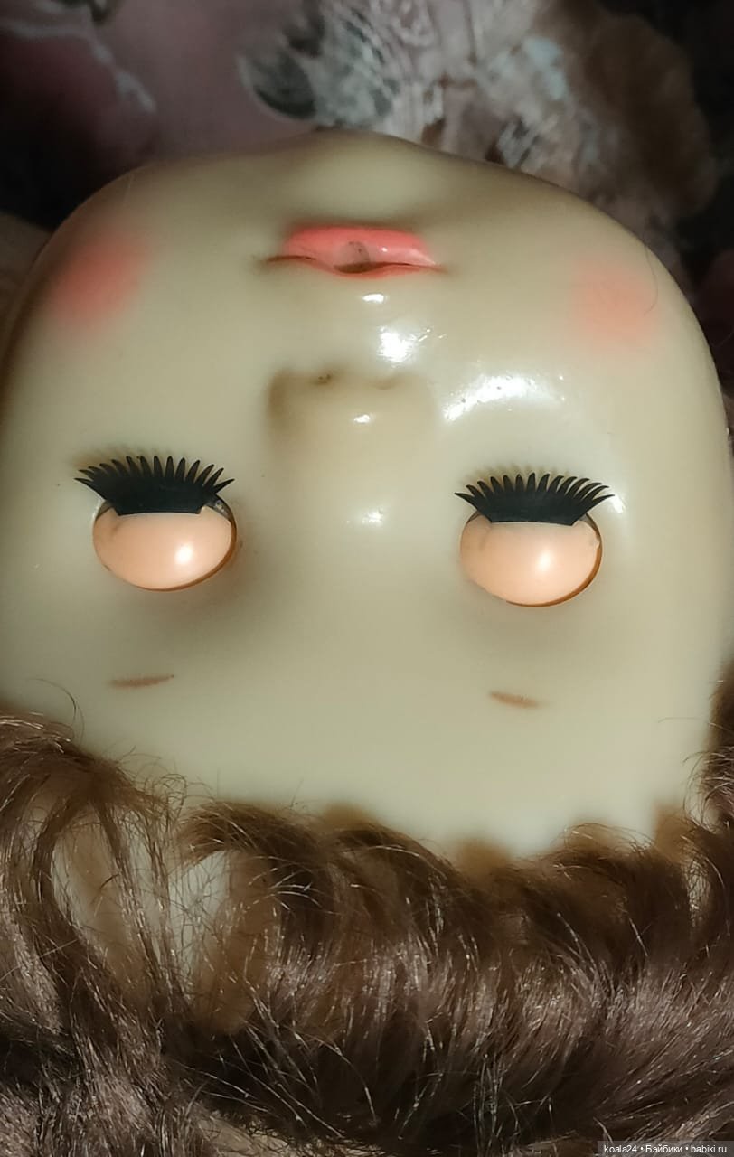 Кукла СССР Вика флиртушка. Голова, запчасть (фото 10)