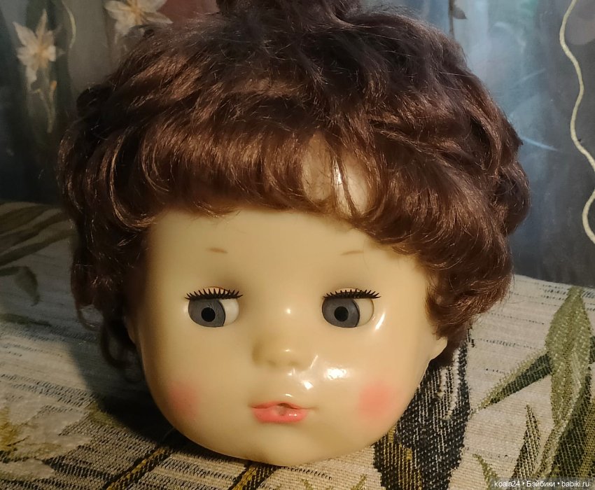 Кукла СССР Вика флиртушка. Голова, запчасть (фото 3)