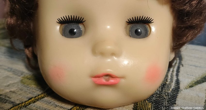 Кукла СССР Вика флиртушка. Голова, запчасть (фото 4)