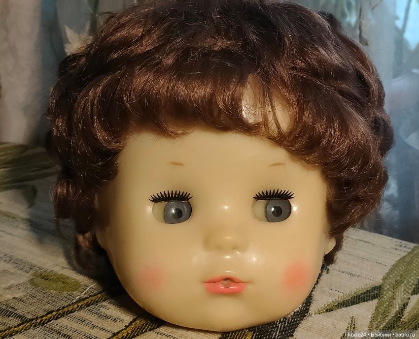Кукла СССР Вика флиртушка. Голова, запчасть (фото 2)