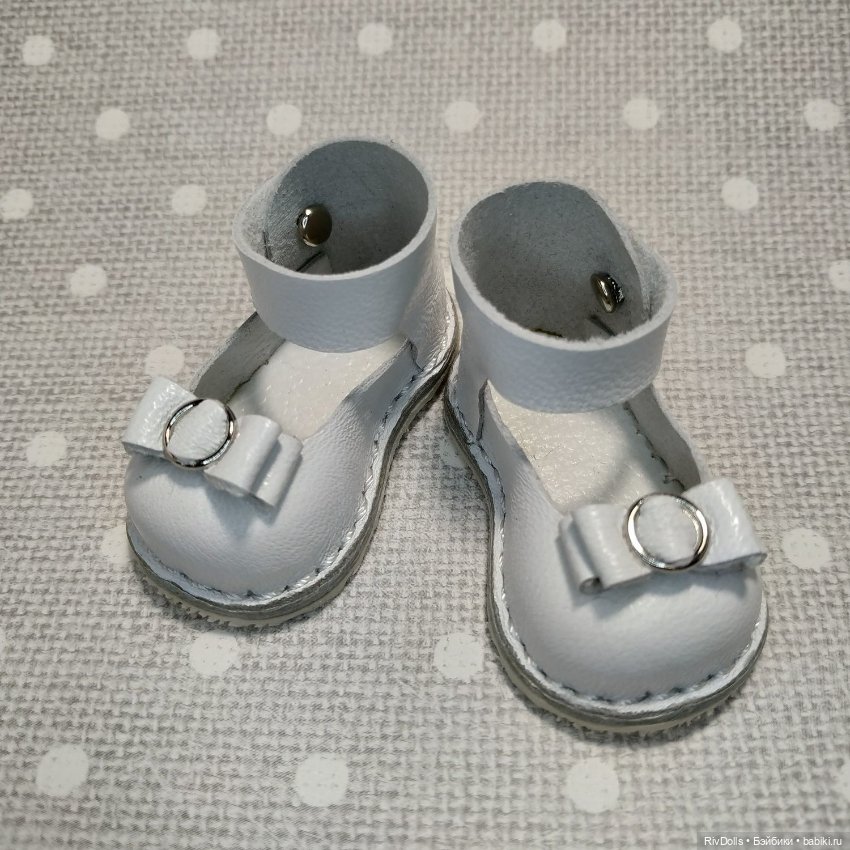 Обувь для кукол Паола Рейна (Туфельки для куклы Paola Reina) Туфли белые