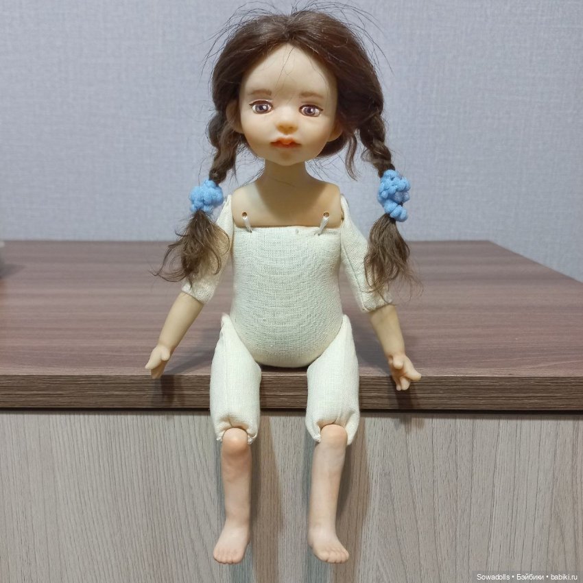 Куколка в смешанной технике 🌺 (фото 4)