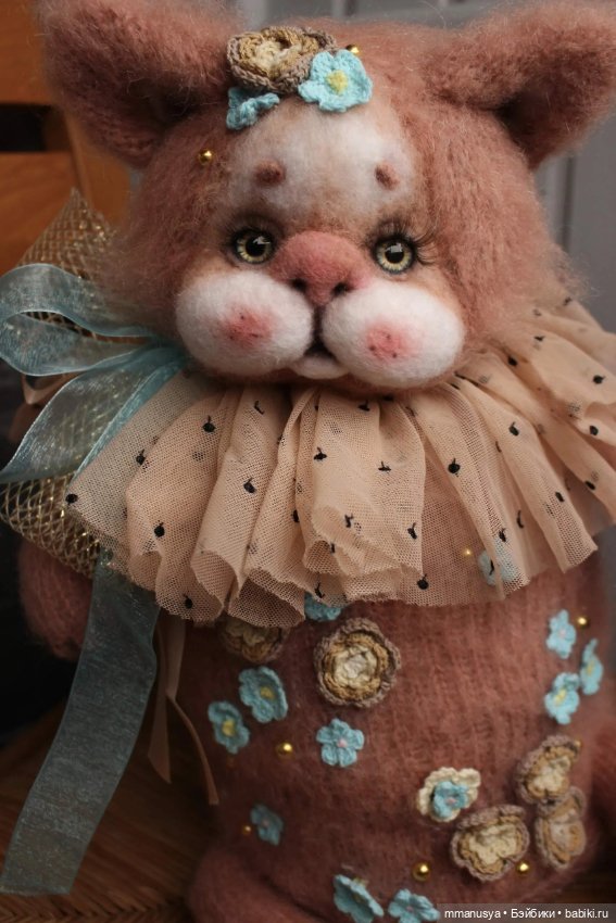 Вязаный котик — Авторские игрушки (фото 7)