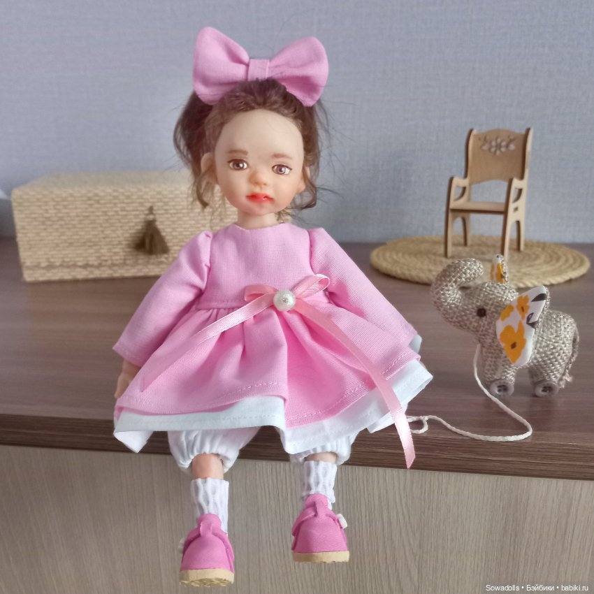 Куколка в смешанной технике 🌺 (фото 6)