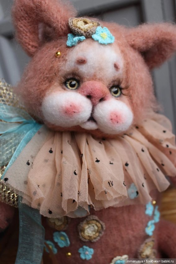 Вязаный котик — Авторские игрушки (фото 3)