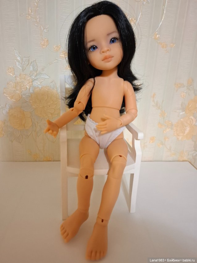 Милая брюнетка — ООАК (кастом куклы) (фото 4)