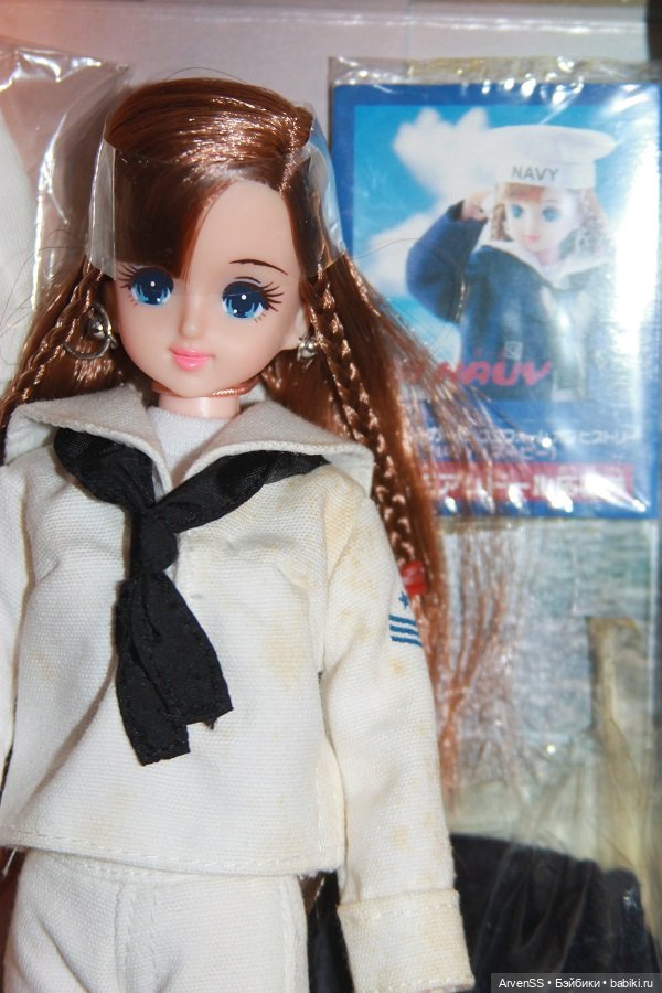 Марин Calendar Girls из серии 2002 Uniforms of History (July - Navy) компании Такара (фото 7)