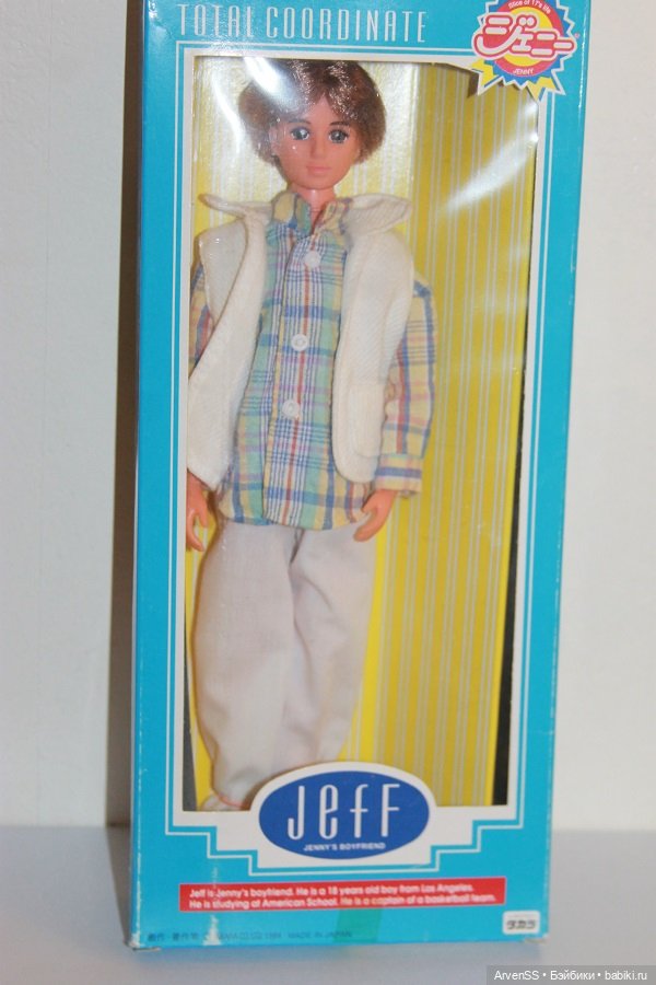 Винтажный парень Дженни Джефф компании Такара